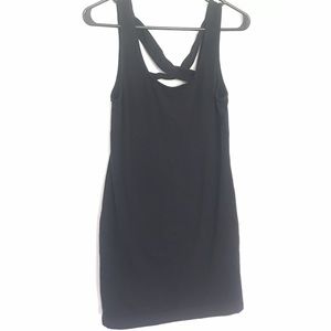 Forever21 black dress bodycon 2000s club